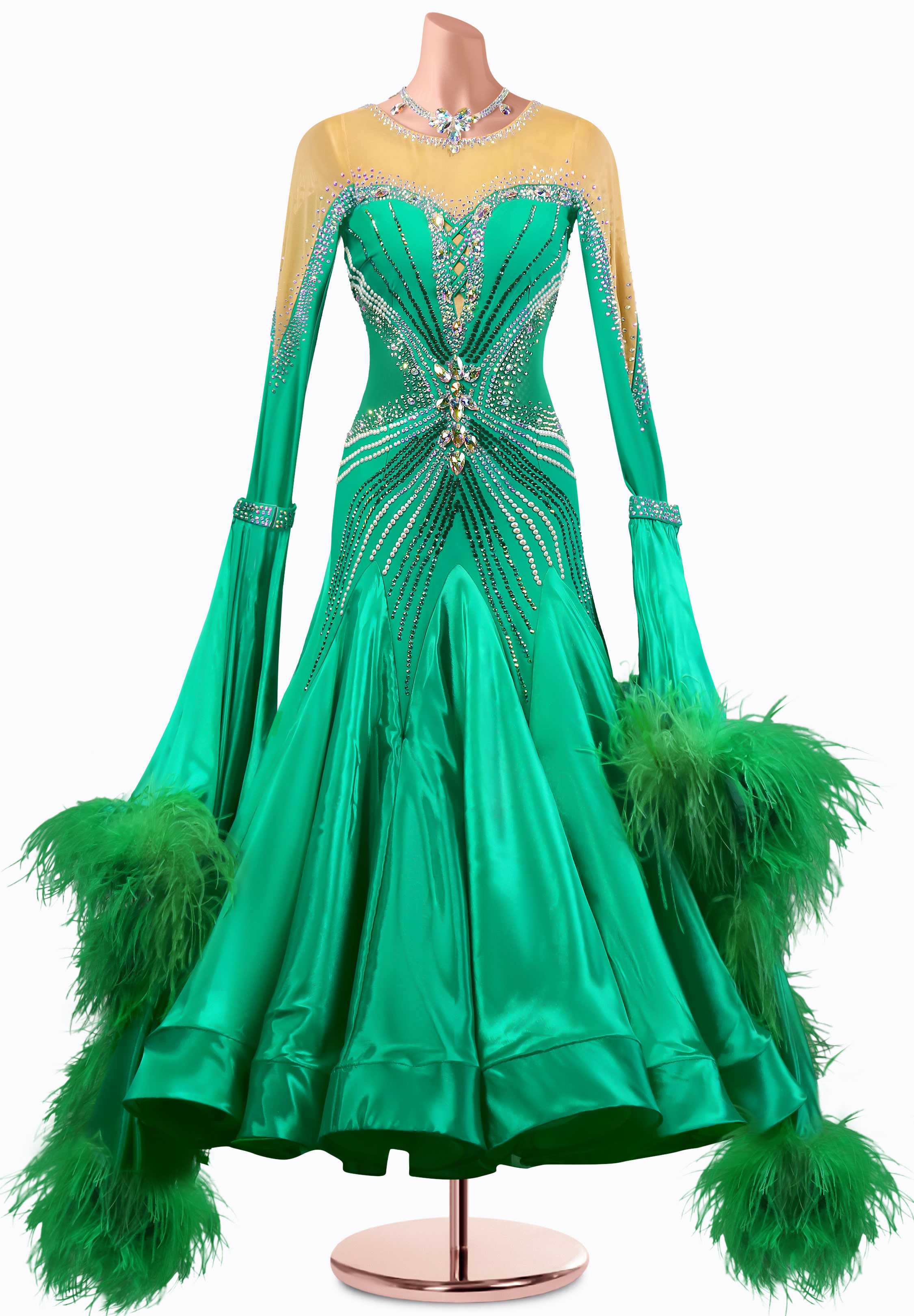 Forest Embrace Ballroom Gown MQ-B410