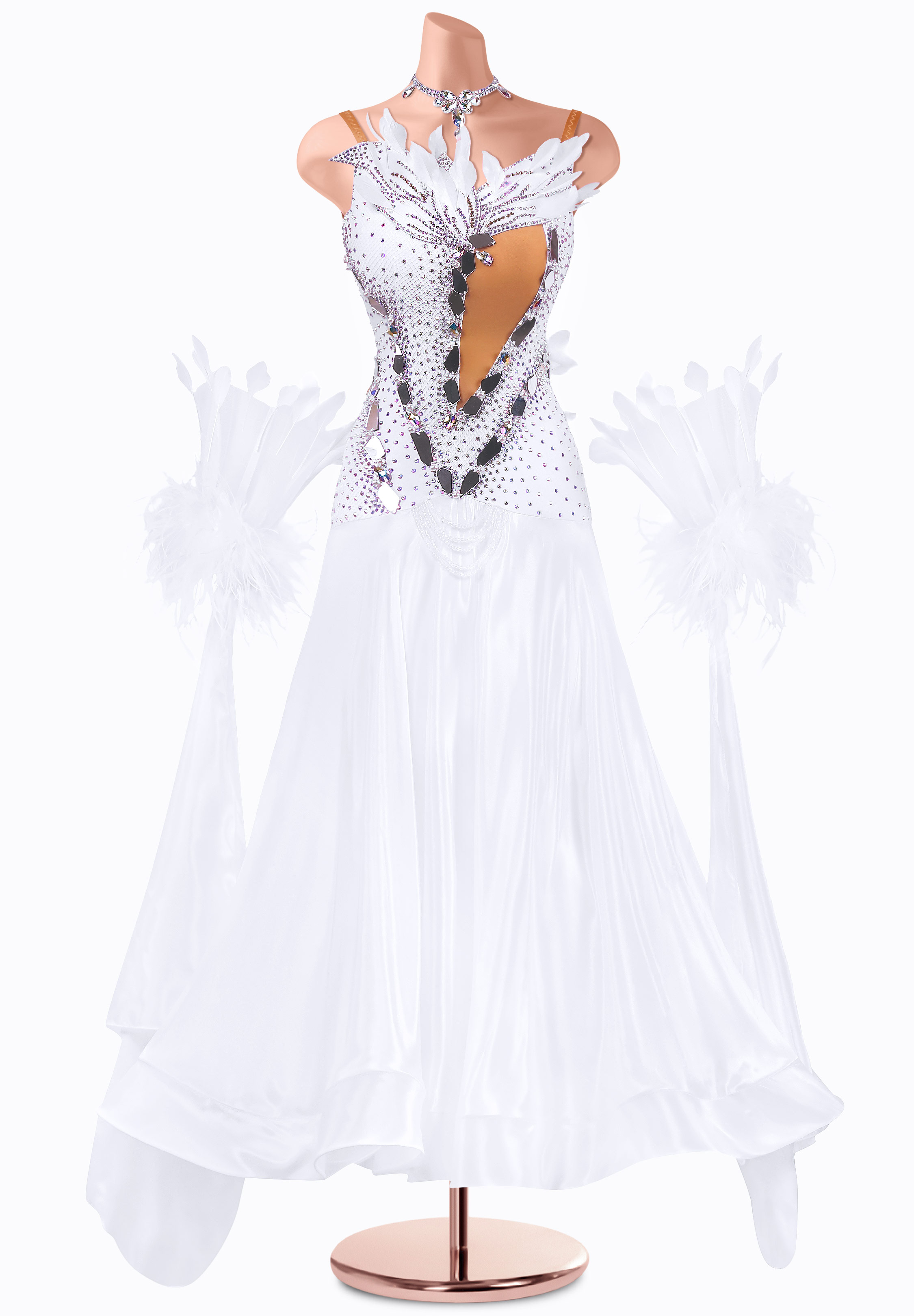 Luminous Drift Ballroom Gown MQ-B411