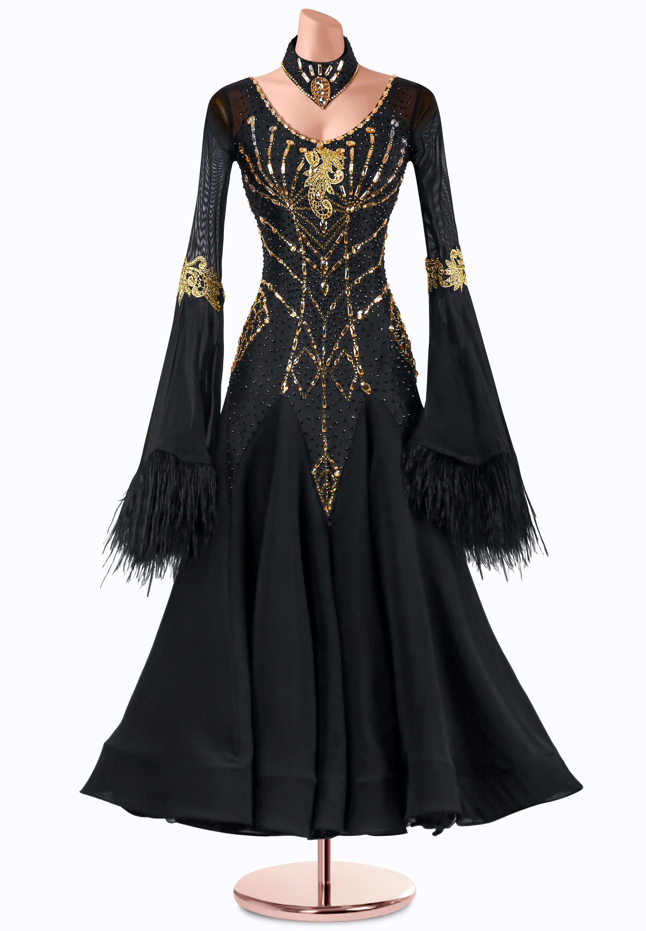 Noir Royale Ballroom Gown MQ-B414