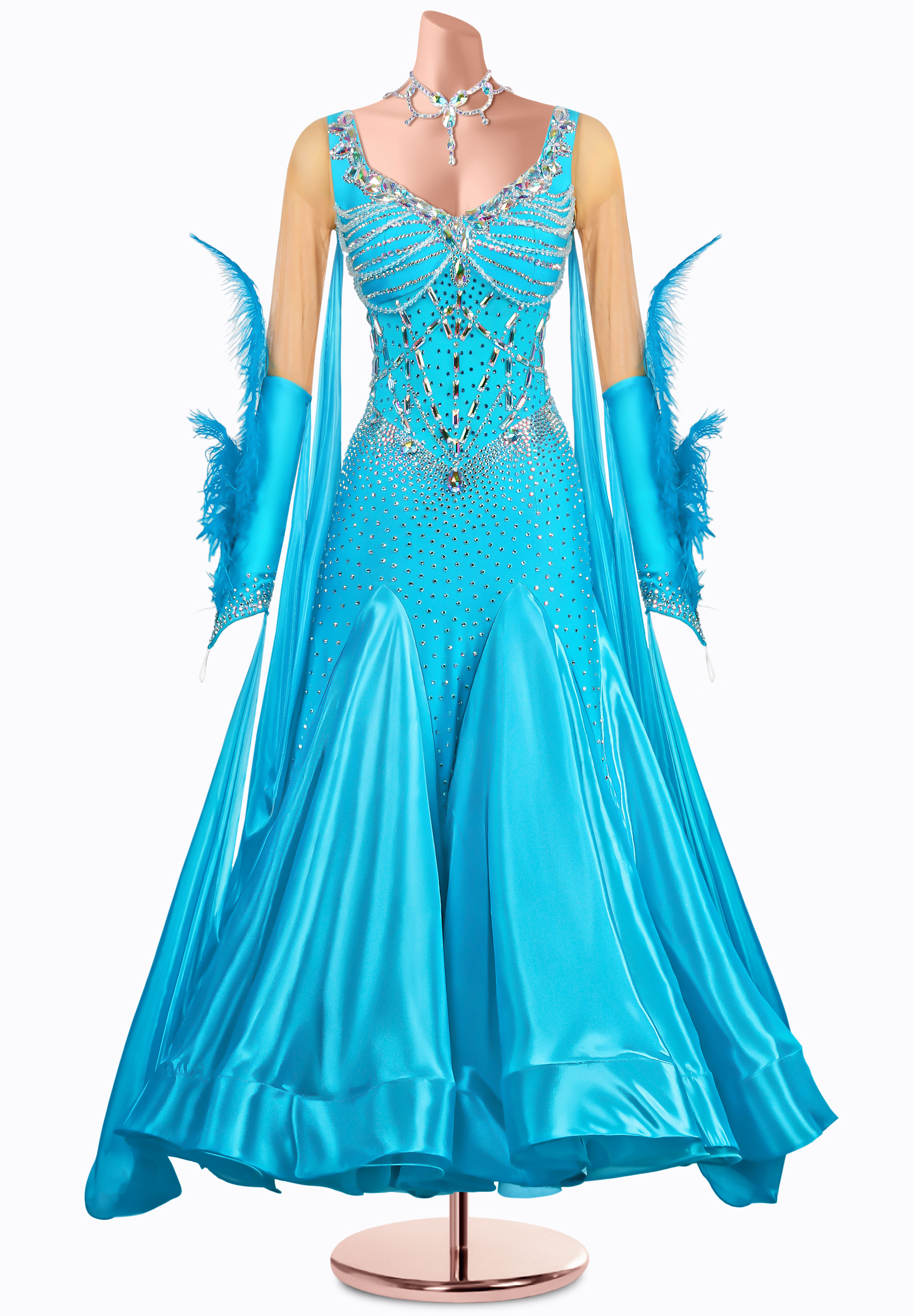 Icy Skies Ballroom Gown MQ-B431