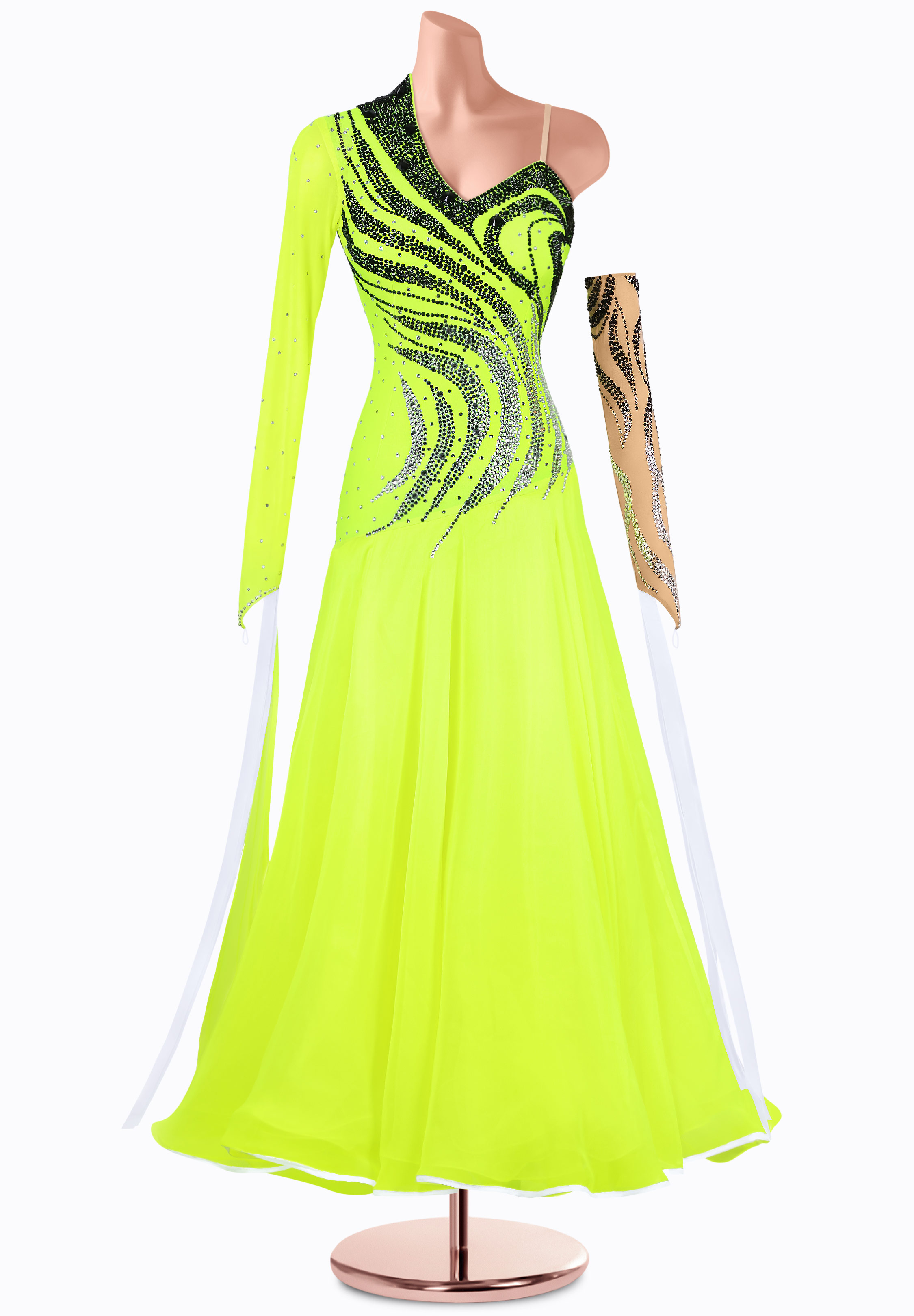 Electric Wave Ballroom Gown MQ-B441
