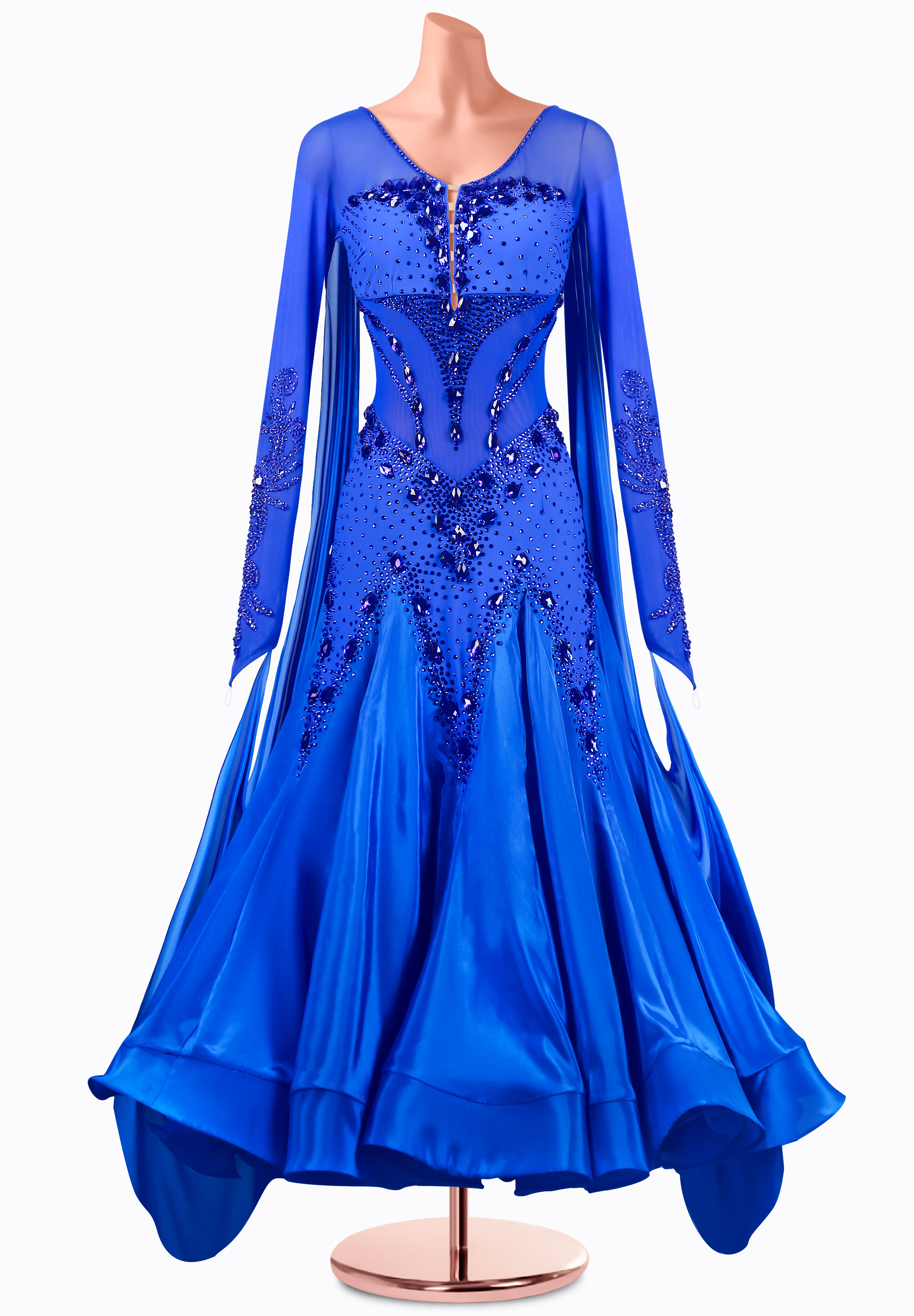 Blue Horizon Ballroom Gown MQ-B446
