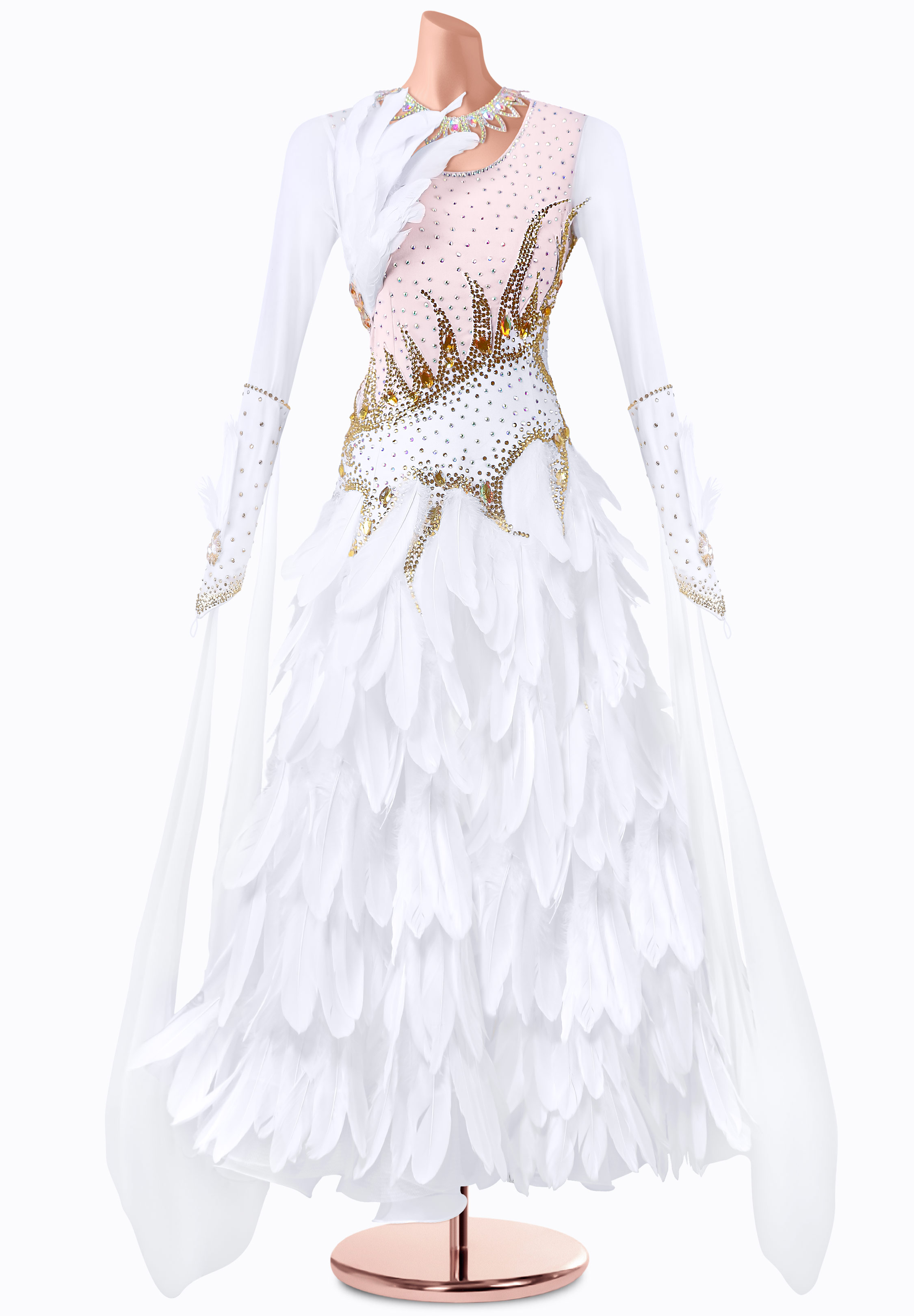 Phoenix Frost Ballroom Gown MQ-B449