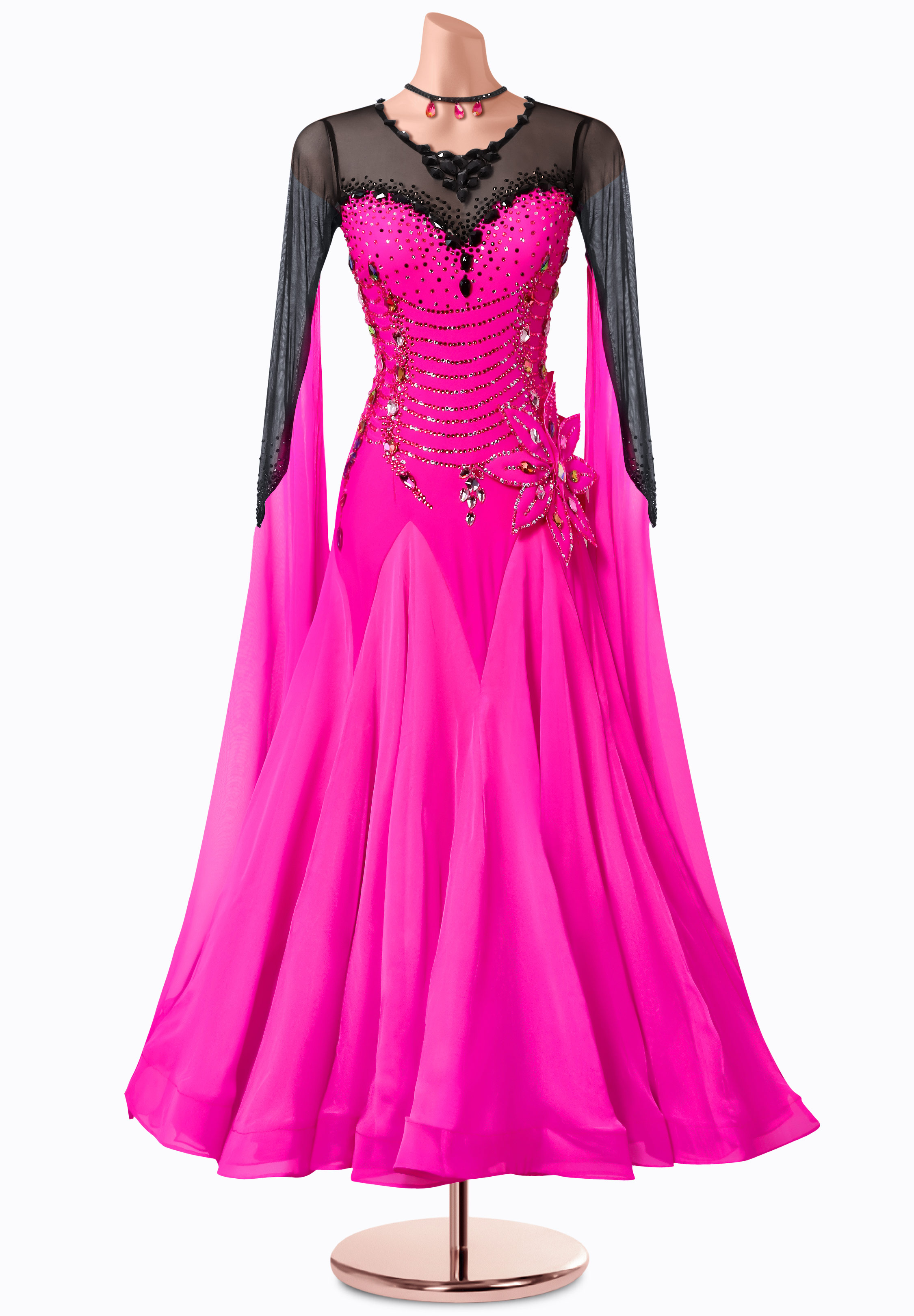 Delicate Shadow Ballroom Gown MQ-B456