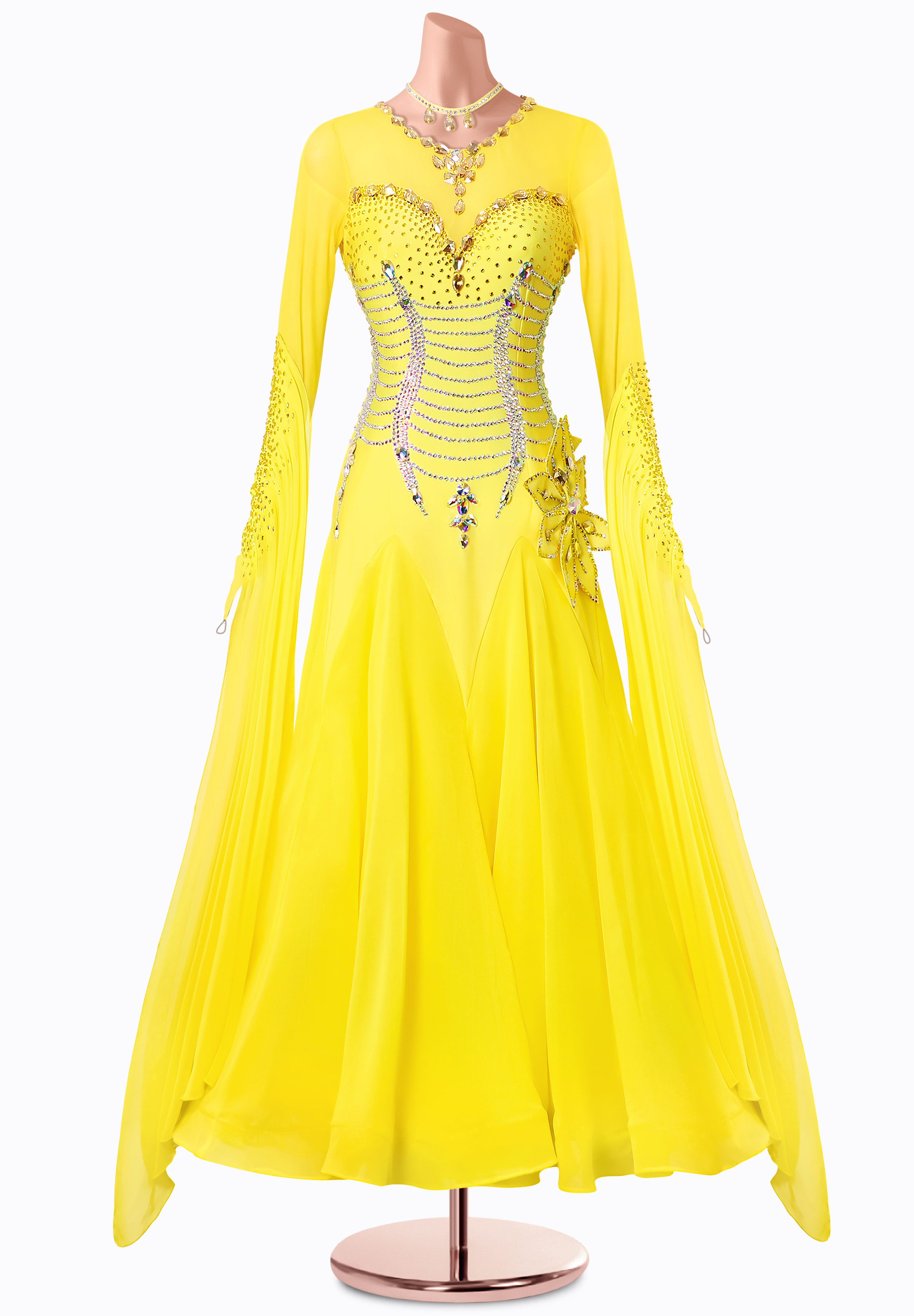 Sunlit Embrace Ballroom Gown MQ-B457