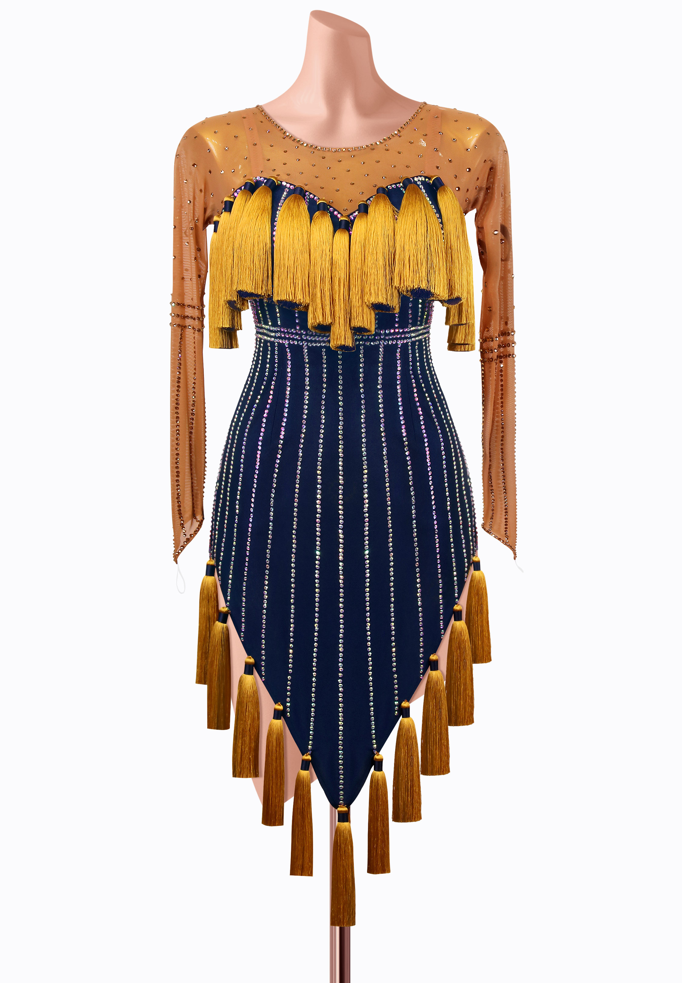Navy Luxe Latin Dress MQ-L463