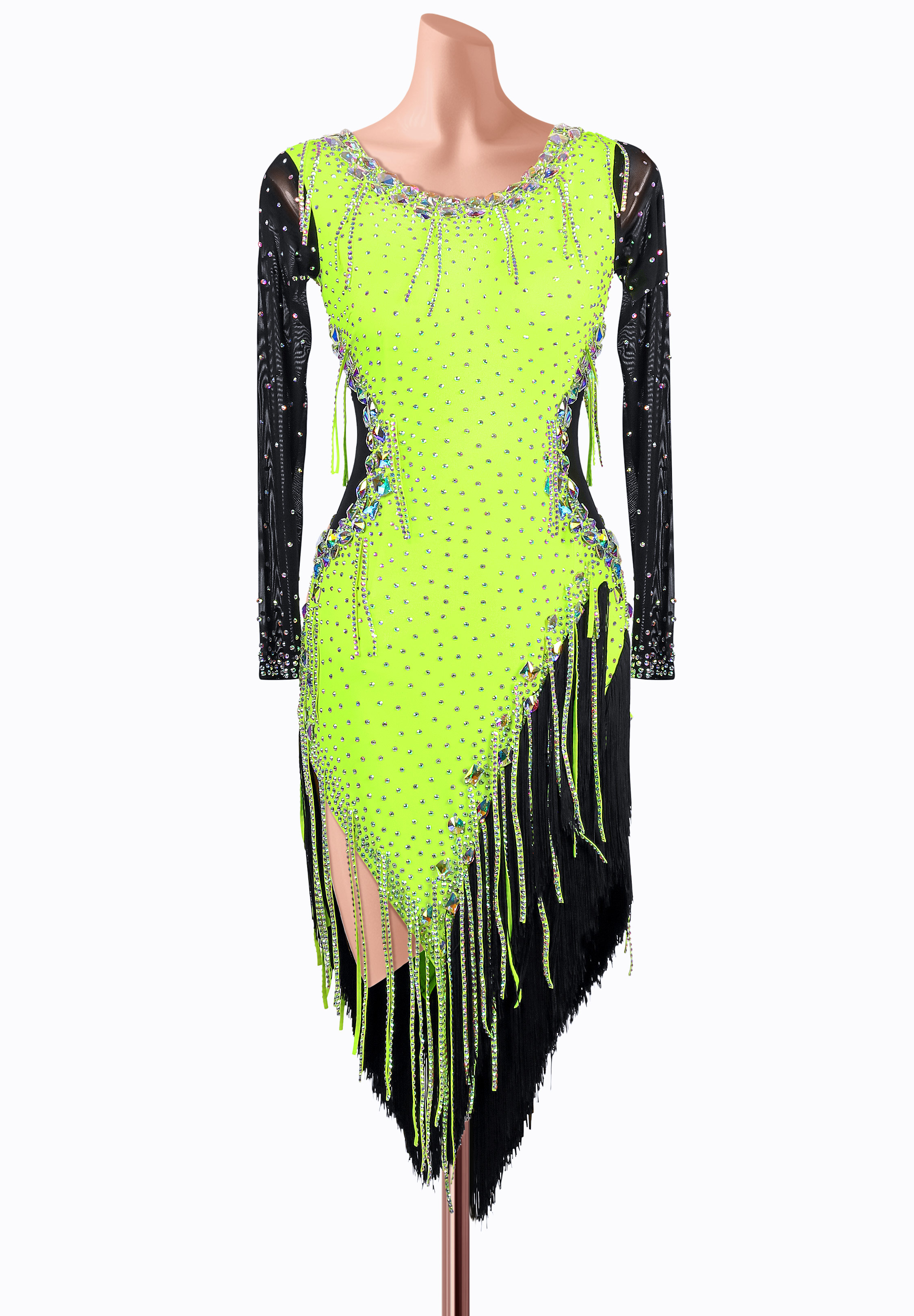 Neon Eclipse Latin Dress MQ-L466