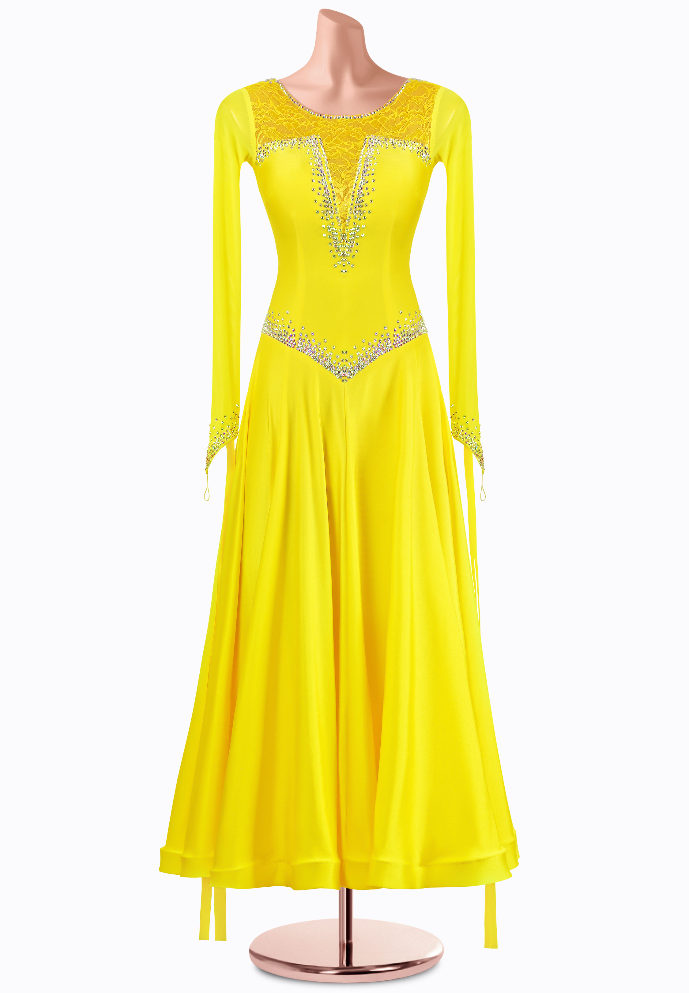 Sunlit Flame Smooth Gown MQ-S468