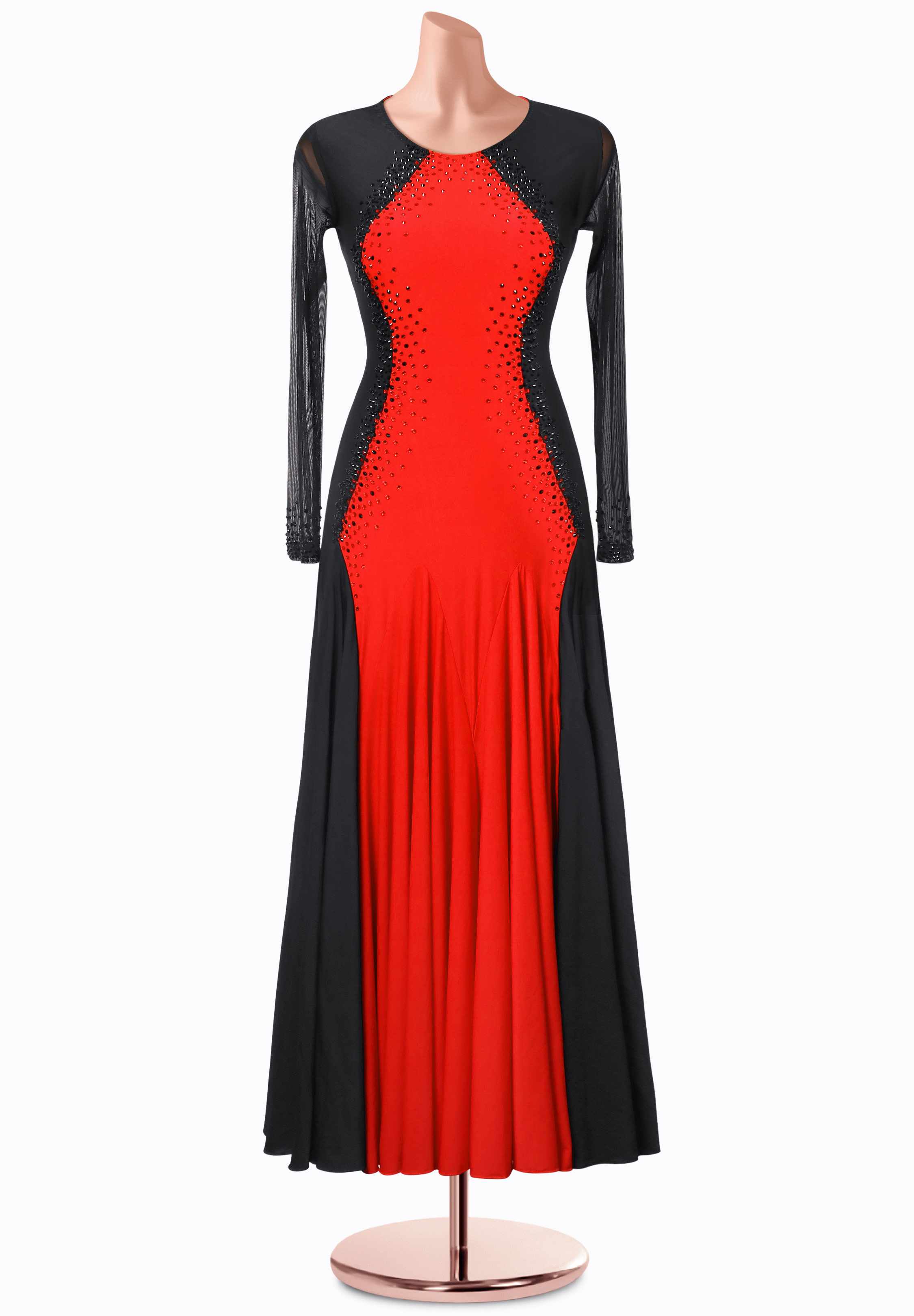 Crimson Eclipse Smooth Gown MQ-S483