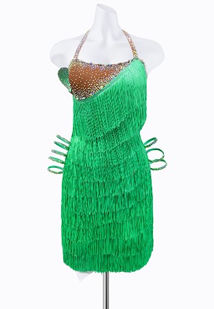 Marine Fringe Latin Dress AM-L3717