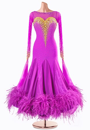 Merlot Sands Ballroom Gown TID-BM1236