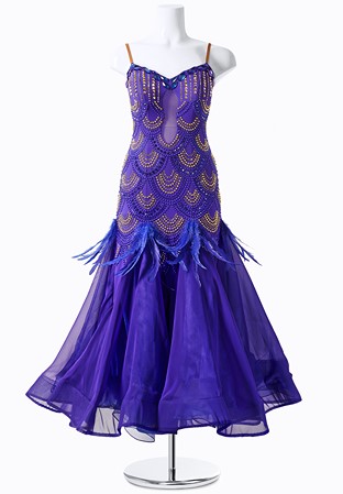 Mermaid Bodice Ankle Length Ballroom Dress MFB0077