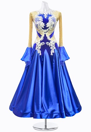 Mesh Applique Ballroom Gown JT-B3771