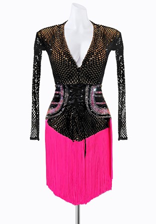 Mesh Emotion Latin Dress PR-L225038