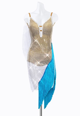 Mesh Shine Latin Dress PR-L215127