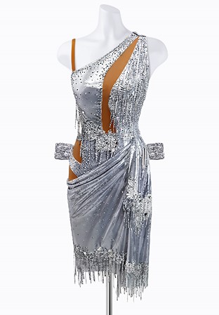 Metallic Dream Latin Dress AM-L3729
