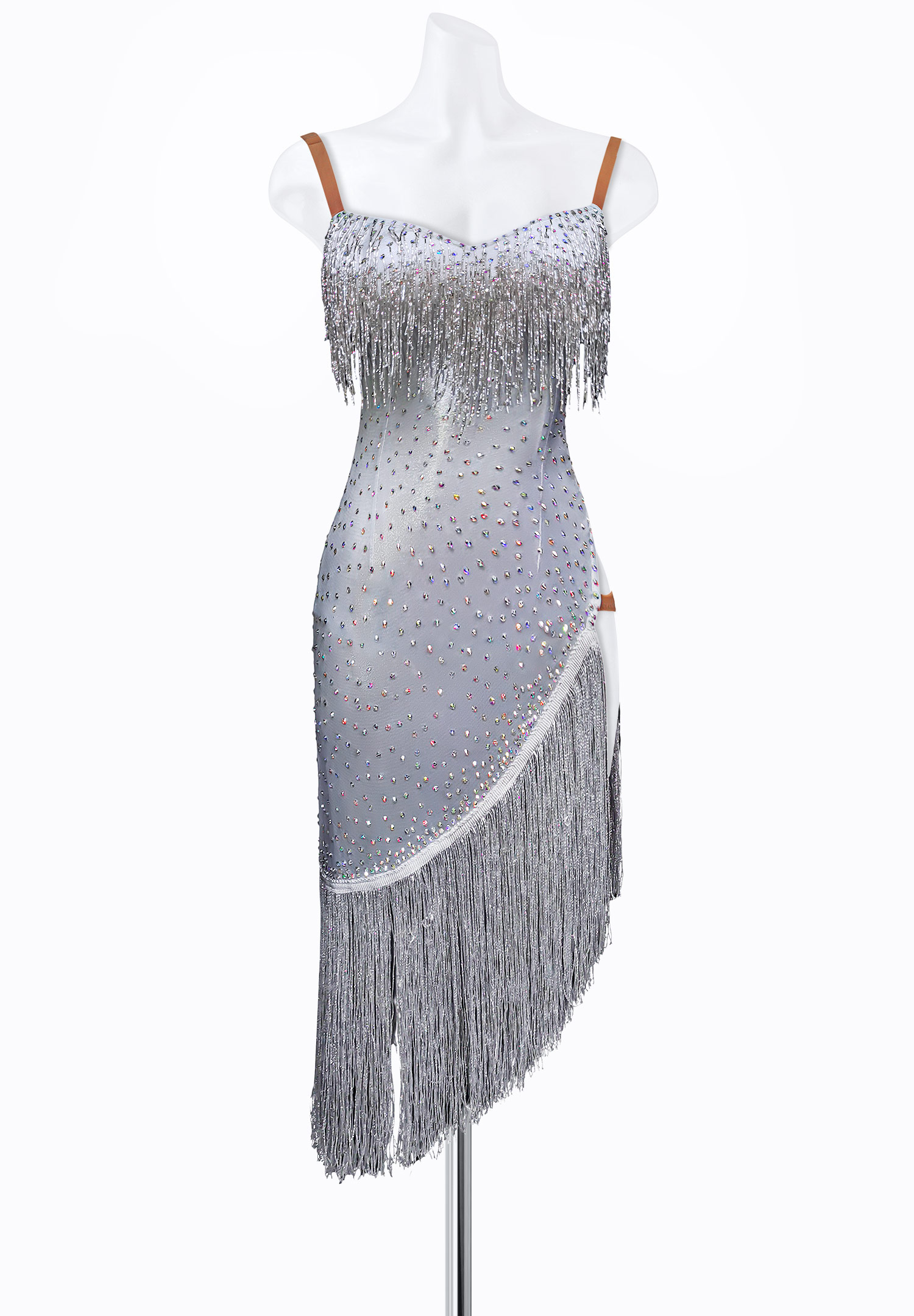 Metallic Mist Latin Dress AM-L3144