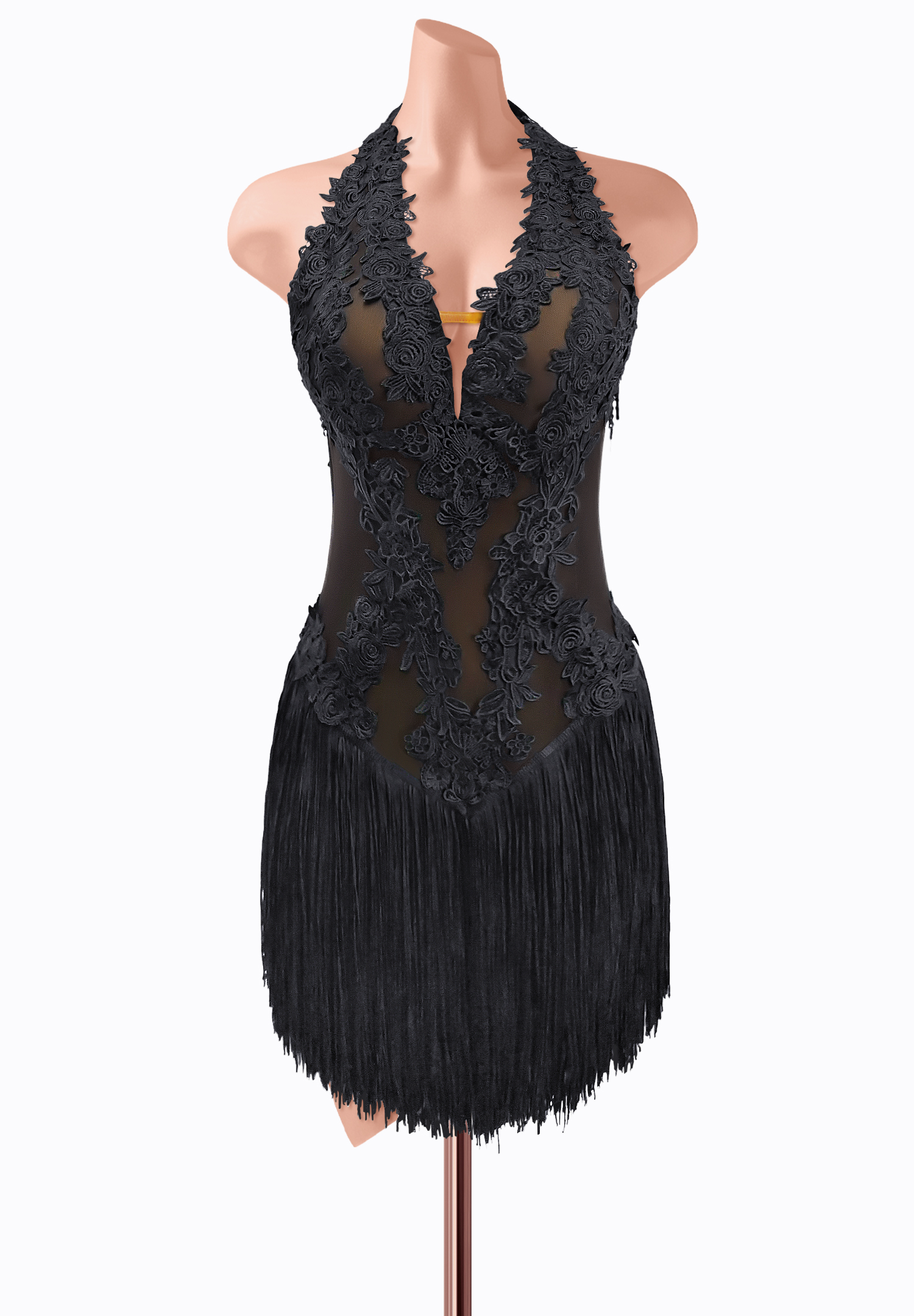 Midnight Bloom Latin Dress AM-L3785