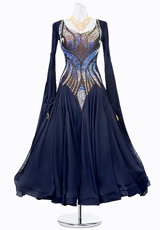 Midnight Crystal Ballroom Gown JT-B3567