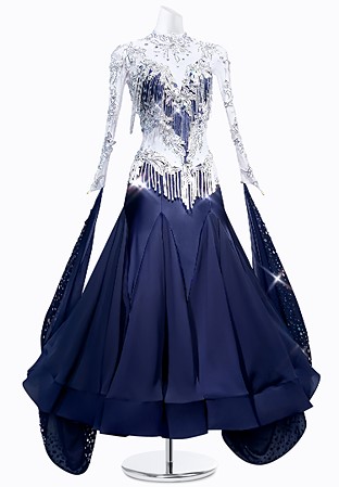 Midnight Flower Ballroom Gown PR-B200011