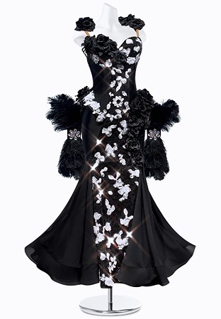 Midnight Peplum Ballroom Gown PR-B210028