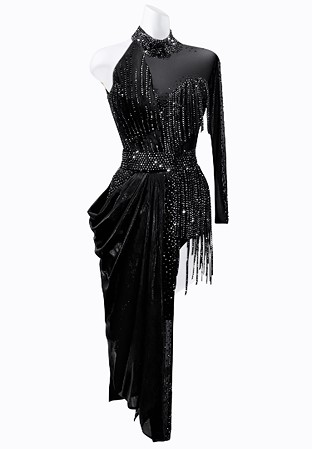 Midnight Silhouette Latin Dress PR-L225005