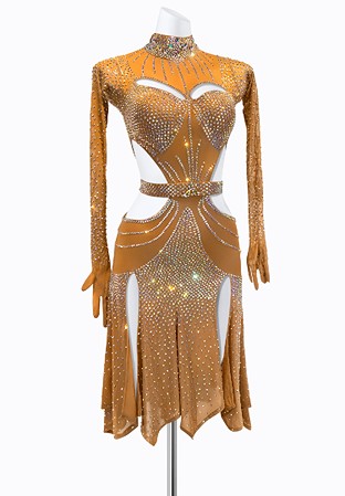 Mocha Sands Latin Dress PR-L225115