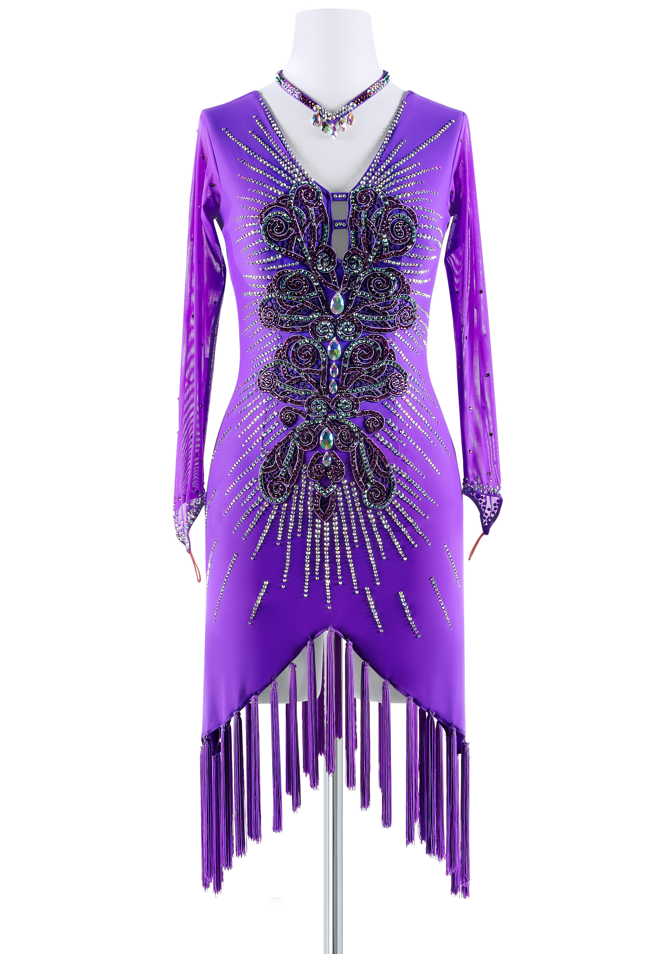 Moonbeam Crystal Latin Dress BA-VSL024