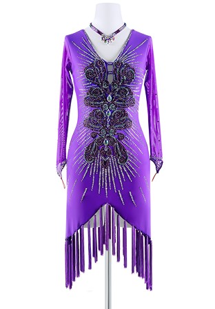Moonbeam Crystal Latin Dress NZR23215