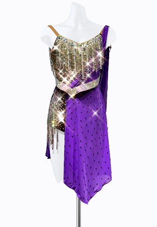 Mystery Crystal Latin Dress PR-L215109