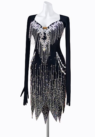 Mystic Applique Latin Dress AM-L3507
