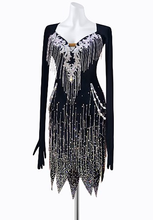 Mystic Applique Latin Dress AML3507