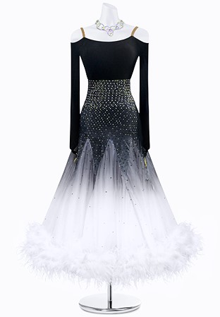 Mystic Feather Ballroom Gown JT-B3784