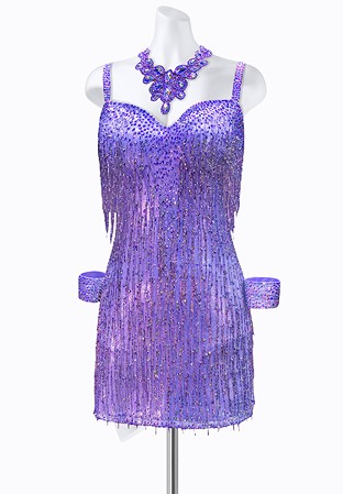 Mystic Fringe Latin Dress AML3226