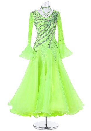 Neon Dream Ballroom Gown MQB290