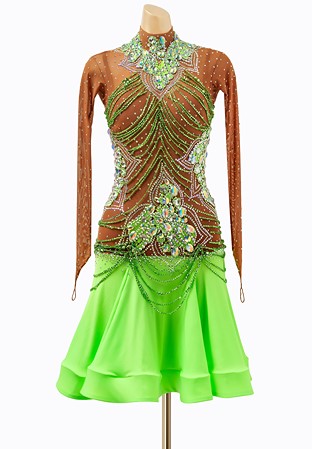 Neon Fairy Latin Dress ADL2937