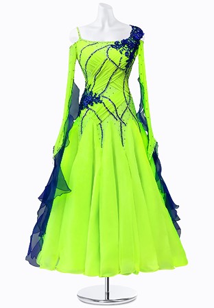 Neon Flower Ballroom Gown JT-B3692