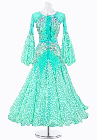 Ocean Flower Ballroom Gown JT-B4979