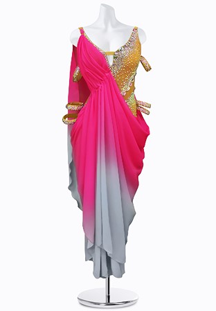 Ombre Desire Latin Dress AM-L3412