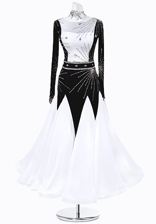 Ombre Domino Ballroom Dress AMB3228