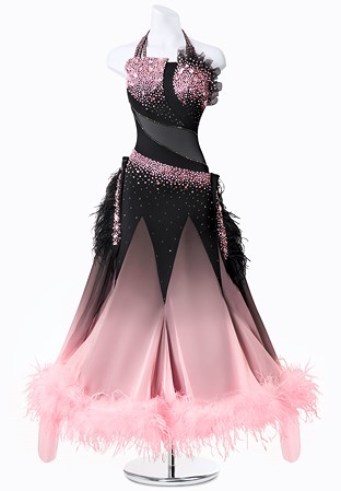 Ombre Frill Ballroom Gown MFB0240