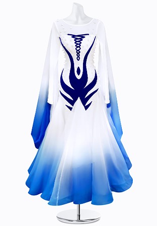 Ombre Pearl Ballroom Dress AM-B3212