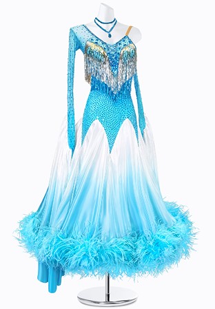 Ombre Shimmer Ballroom Gown PR-B220025