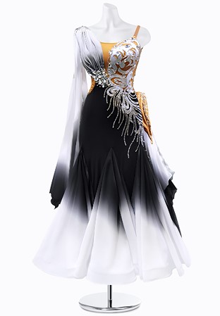 Ornate Ombre Ballroom Dress AMB3343