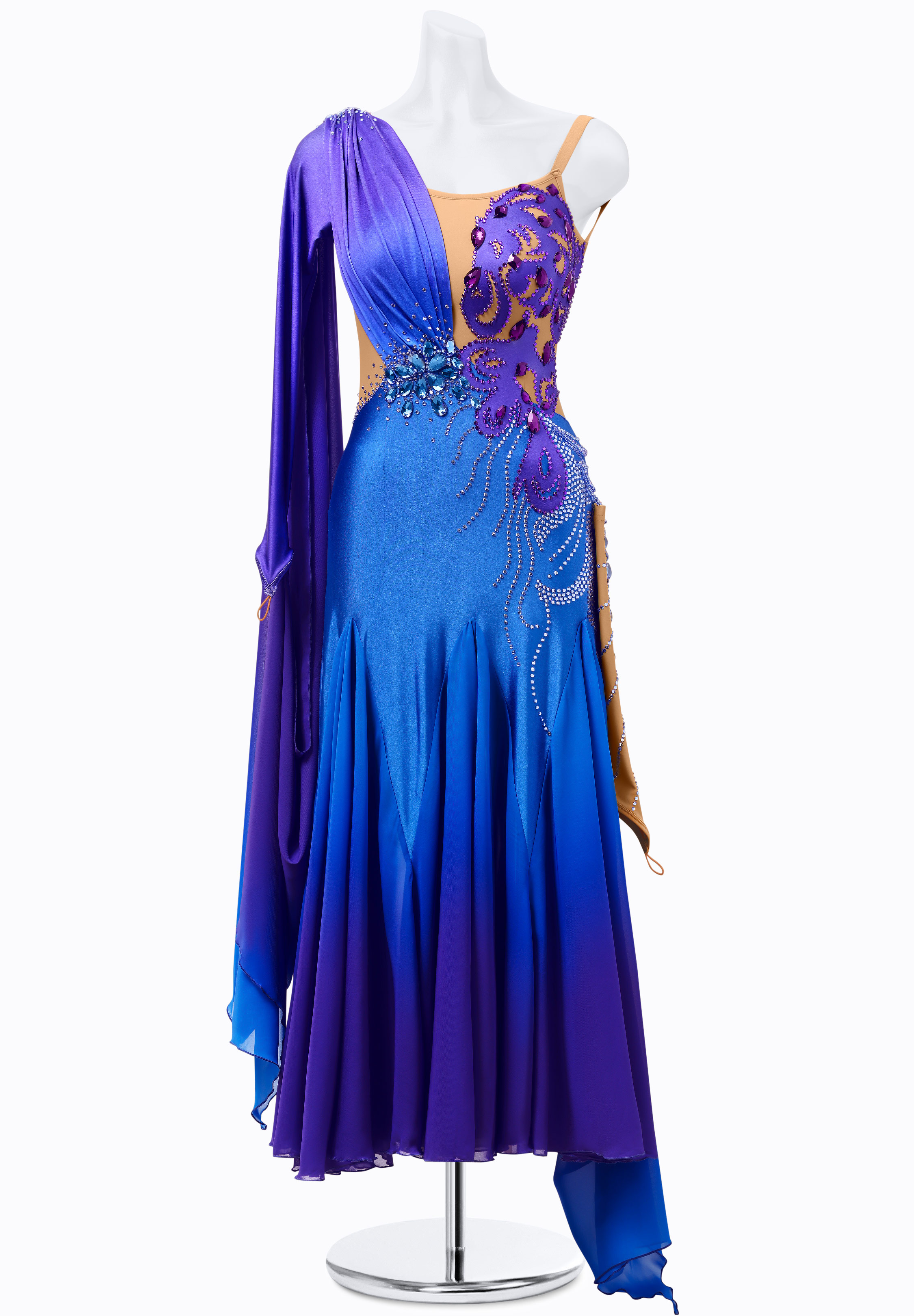 Ornate Ombre Smooth Dress AM-S3343A
