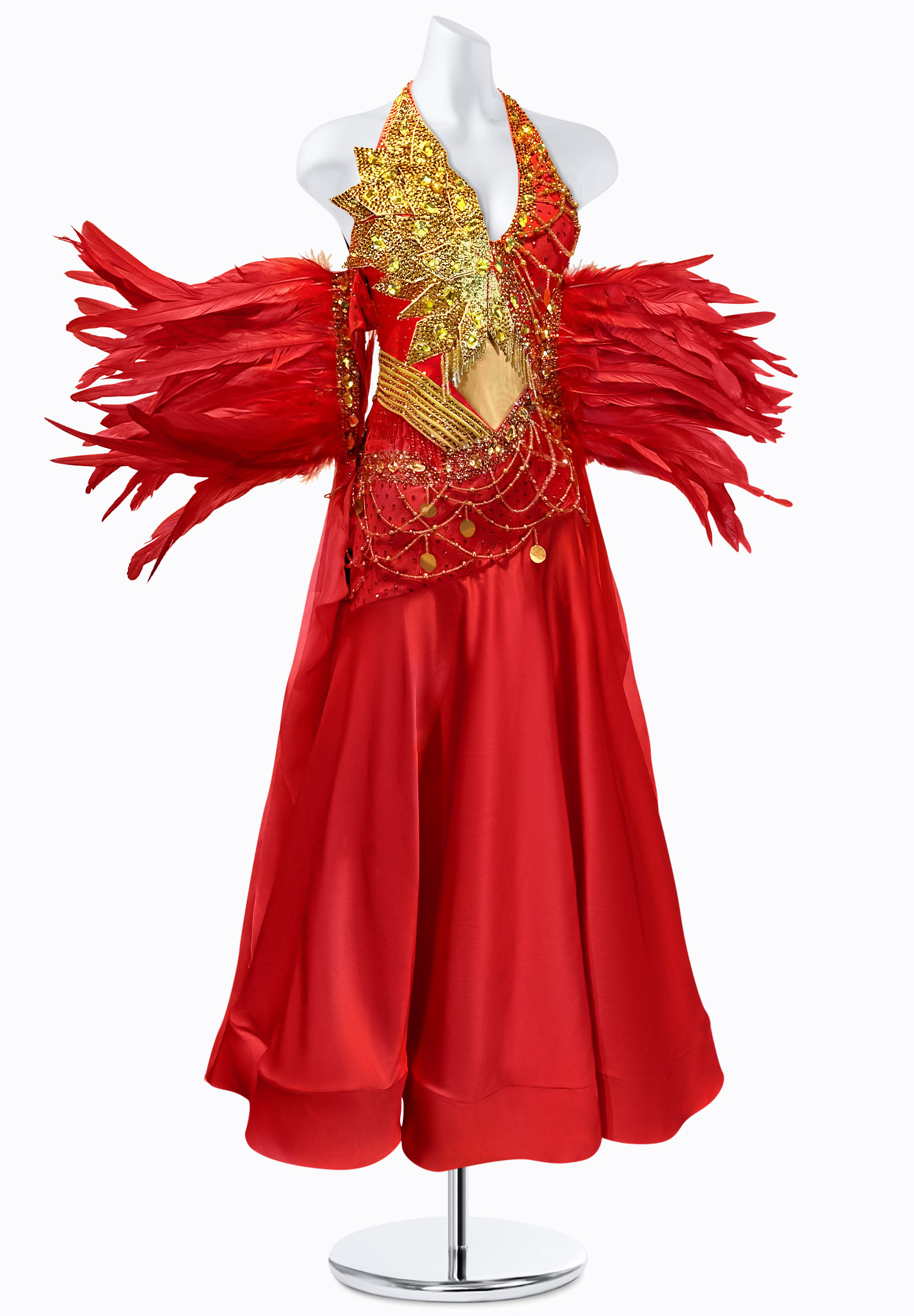 Fiery Allure Ballroom Gown PR-B250016