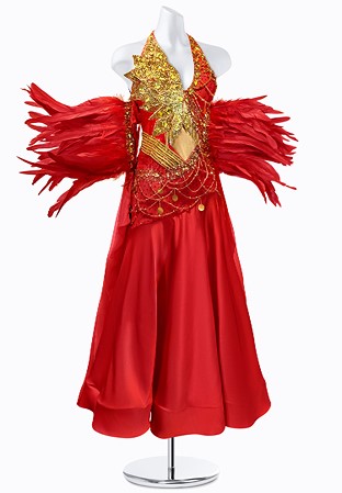 Fiery Allure Ballroom Gown PR-B250016