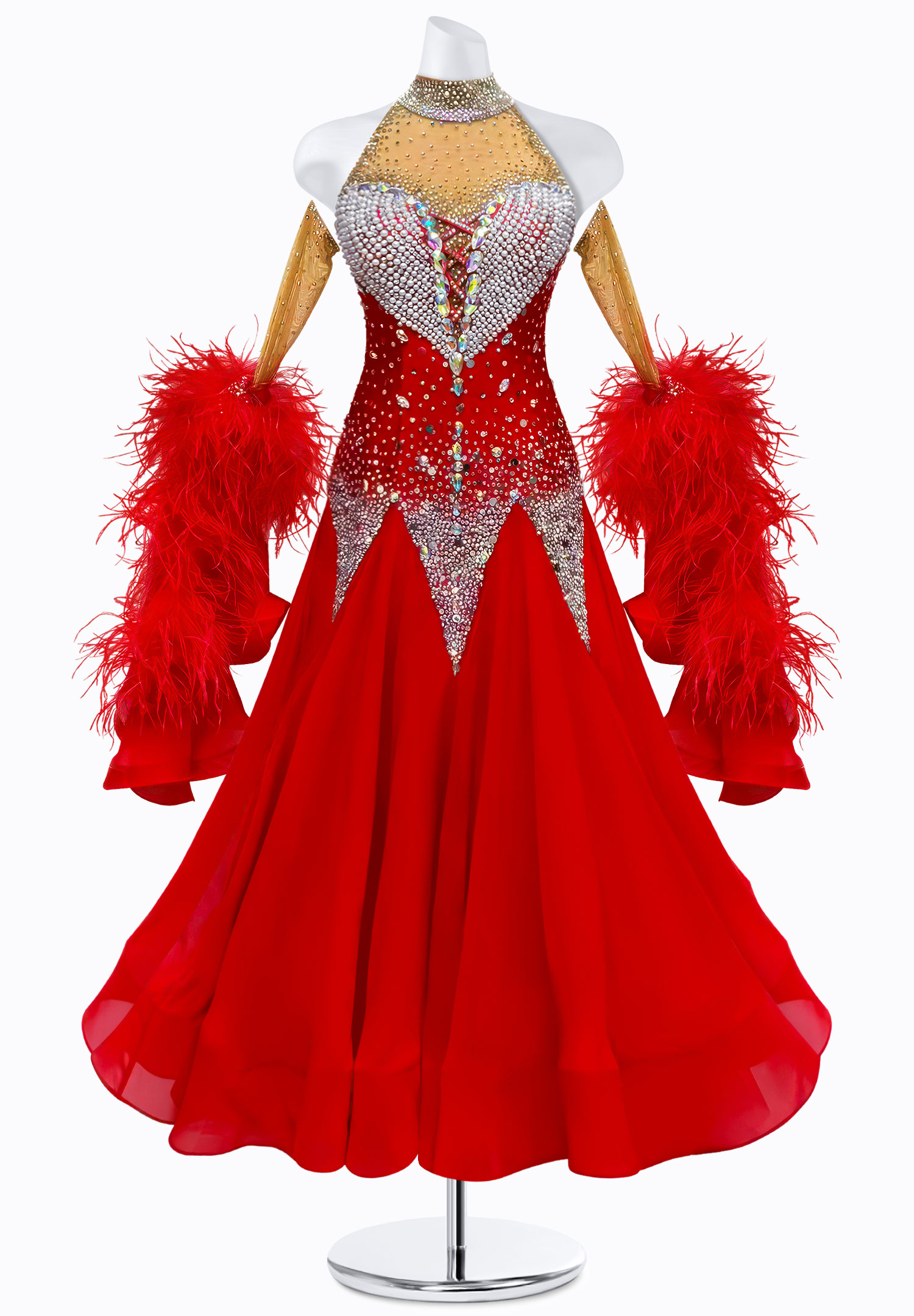 Ice Blaze Ballroom Gown PR-B250030