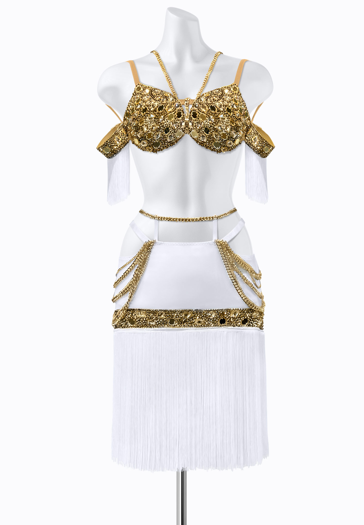 Golden Rhythm Latin Dress PR-L250028