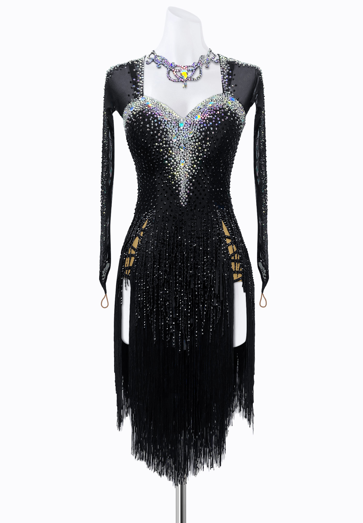 Ebony Stardust Latin Dress PR-L250041